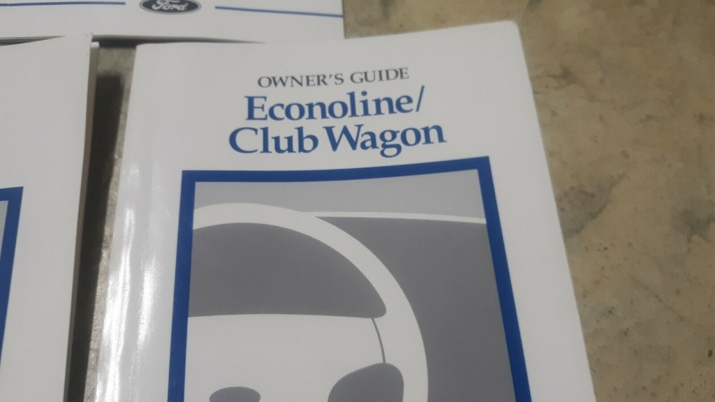 Picture of: Ford E-Series Econoline Club Wagon owners manual set