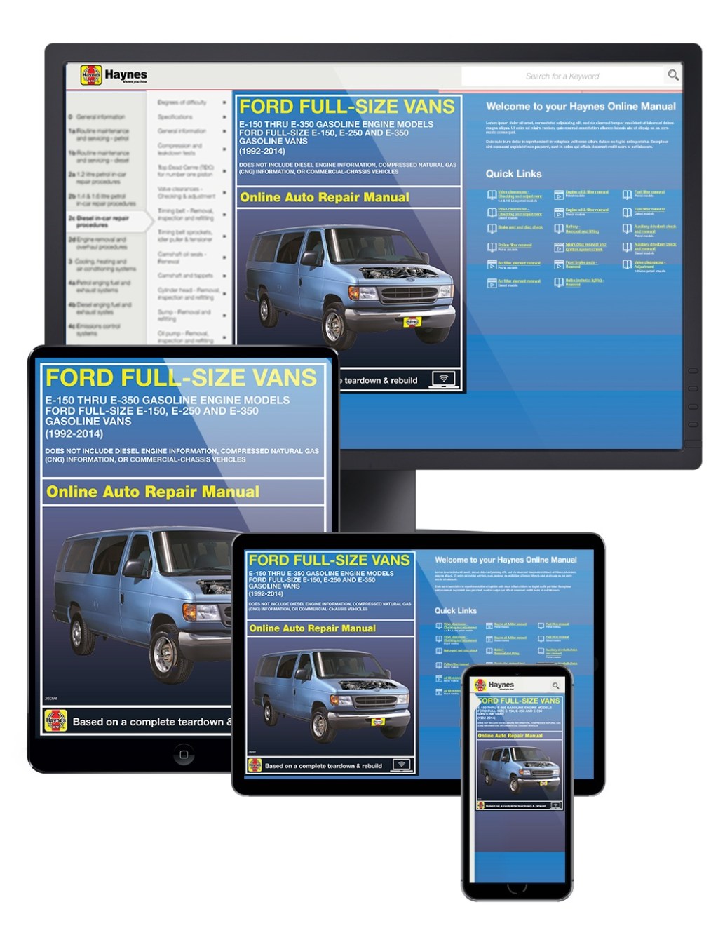 Picture of: Ford E- thru E- Full-size Vans (-) Haynes Online Manual