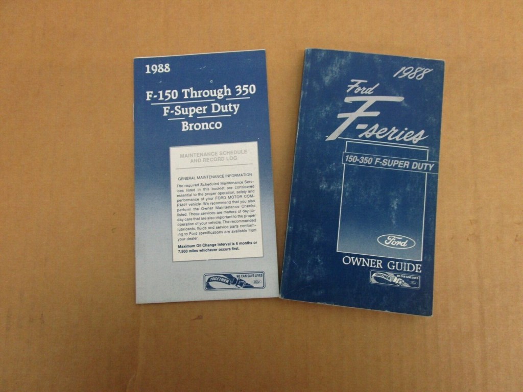 Picture of: Ford F F F pickup truck owners manual ORIGINAL