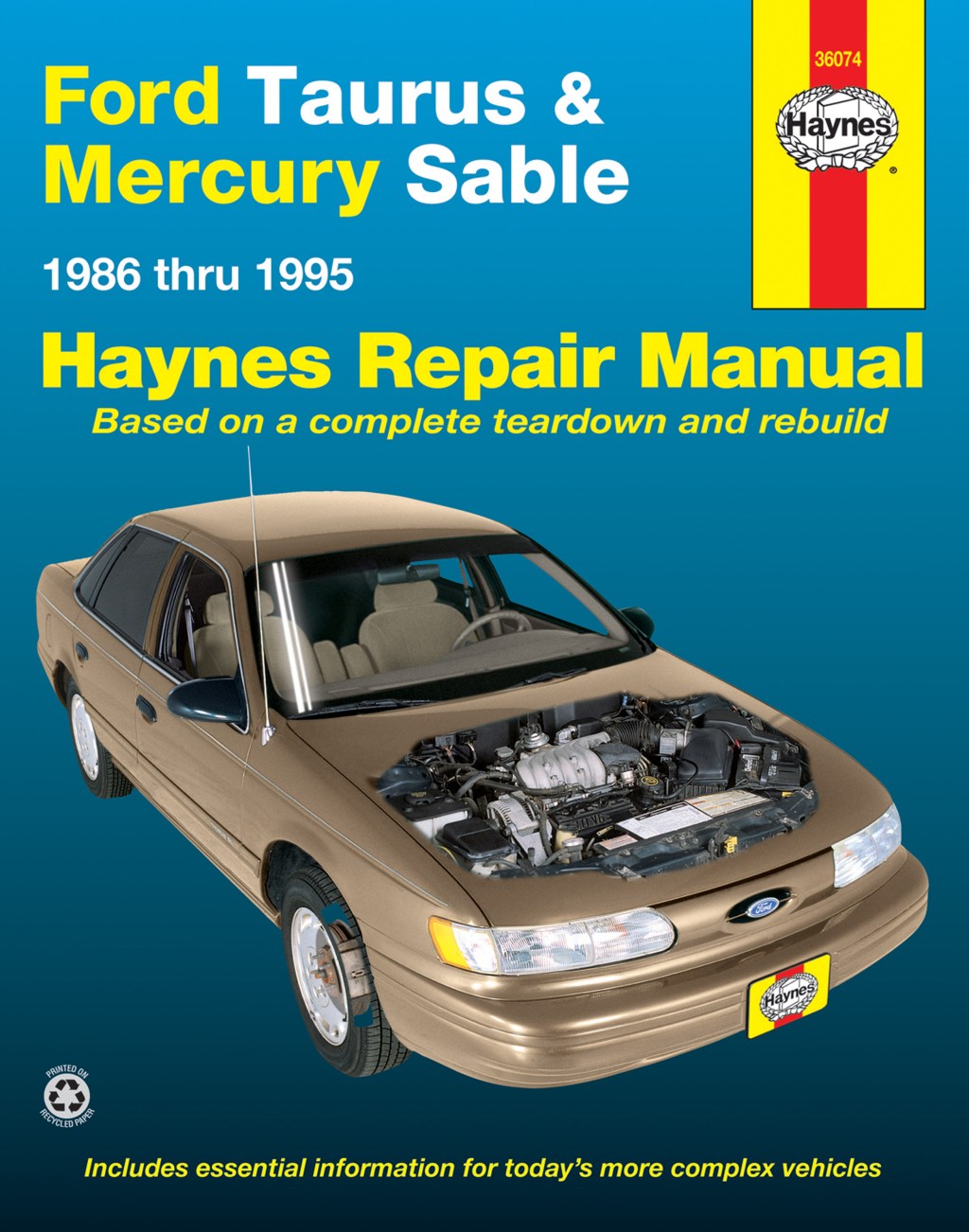 Picture of: Bundle: Ford Taurus & Mercury Sable (-) Haynes Repair Manual