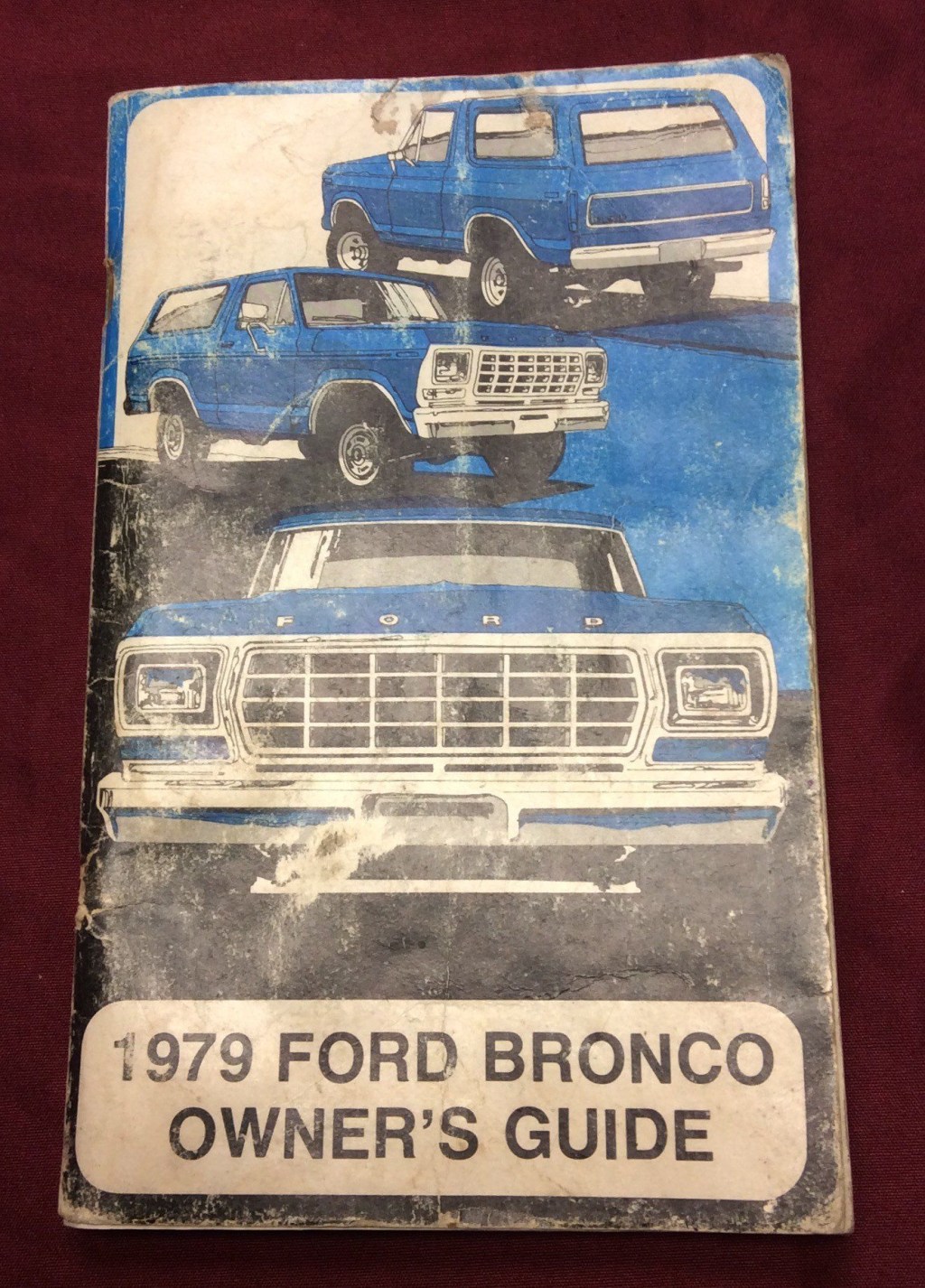 Picture of: early bronco owners manual