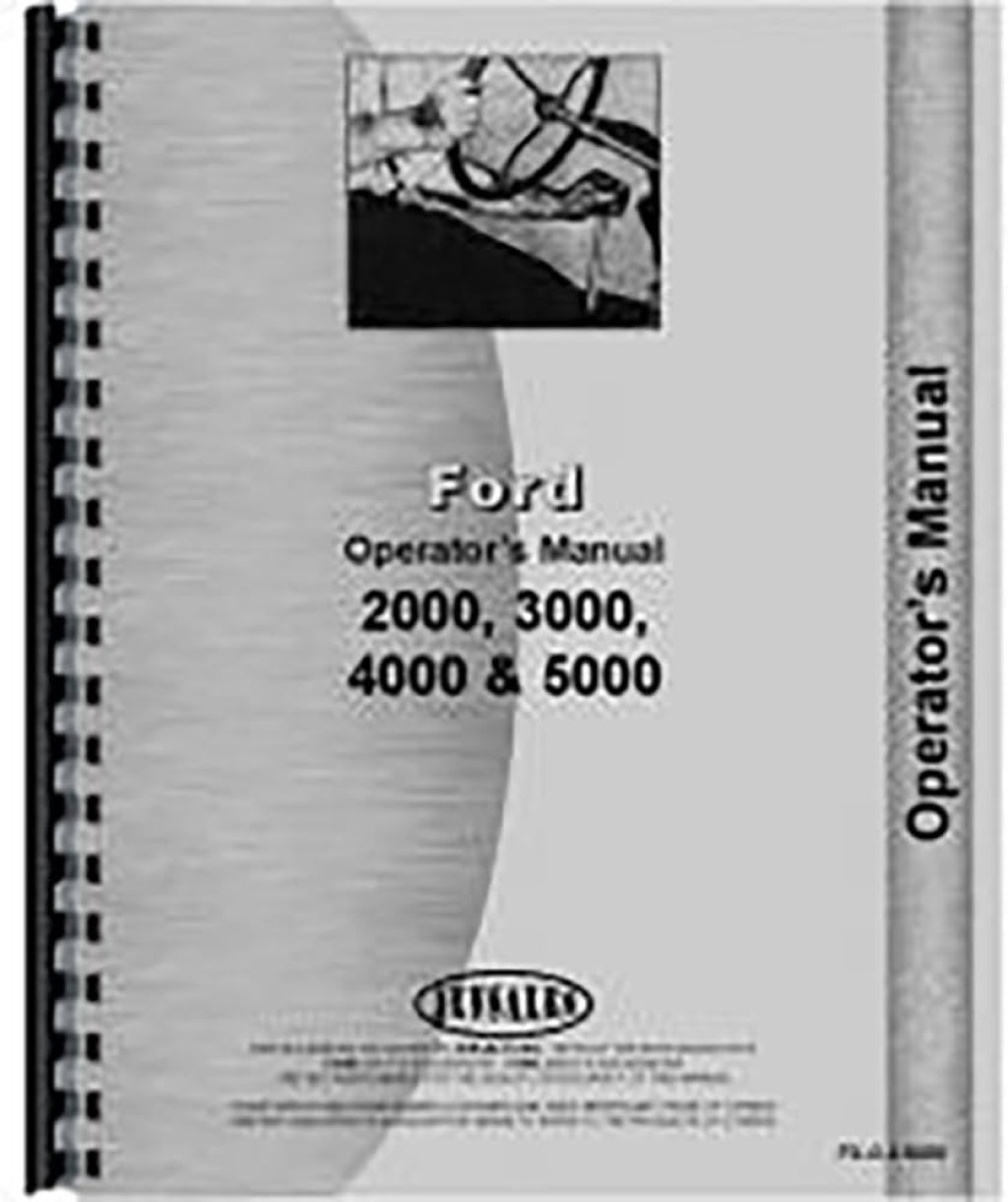 Picture of: Fits Ford  -Cyl All Purpose (-) Tractor Operator’s Manual  Gas/Diesel