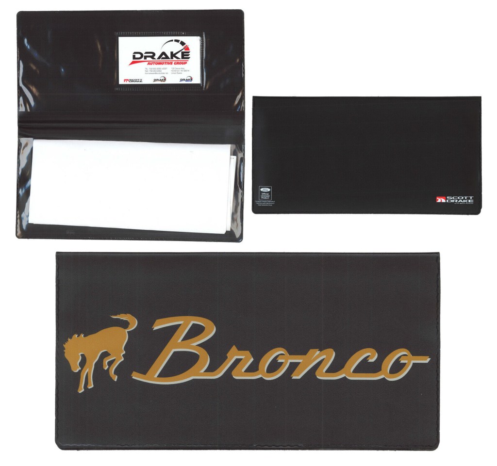 Picture of: Ford Bronco Owners Manual Wallet Folder