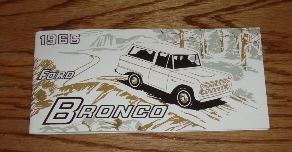 Picture of: Ford Bronco Owners Operators Manual
