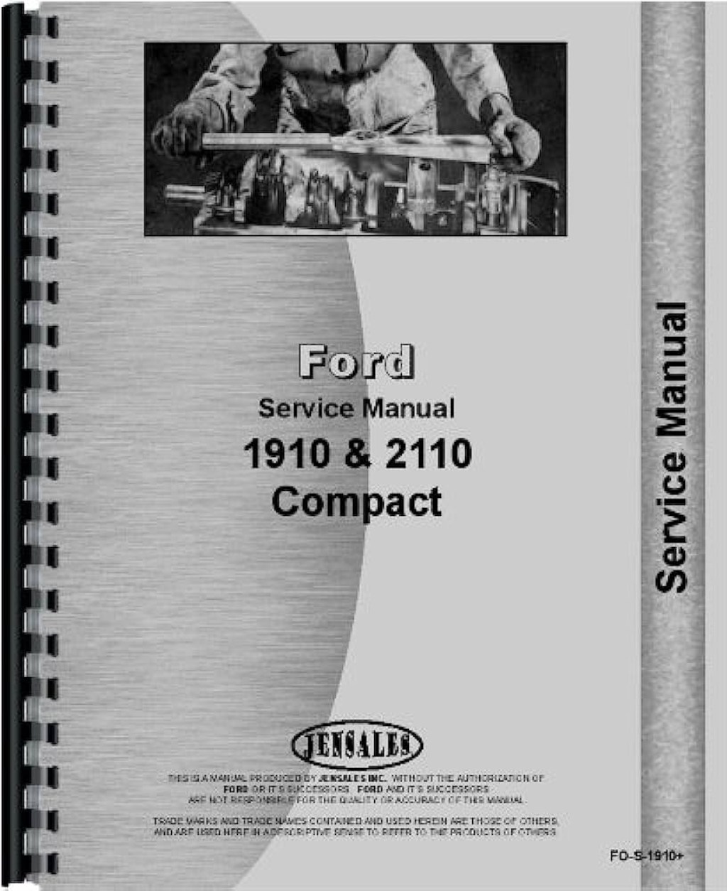 Picture of: Ford   Compact  and  wheel drive Tractor Service Manual  (FO-S-+)
