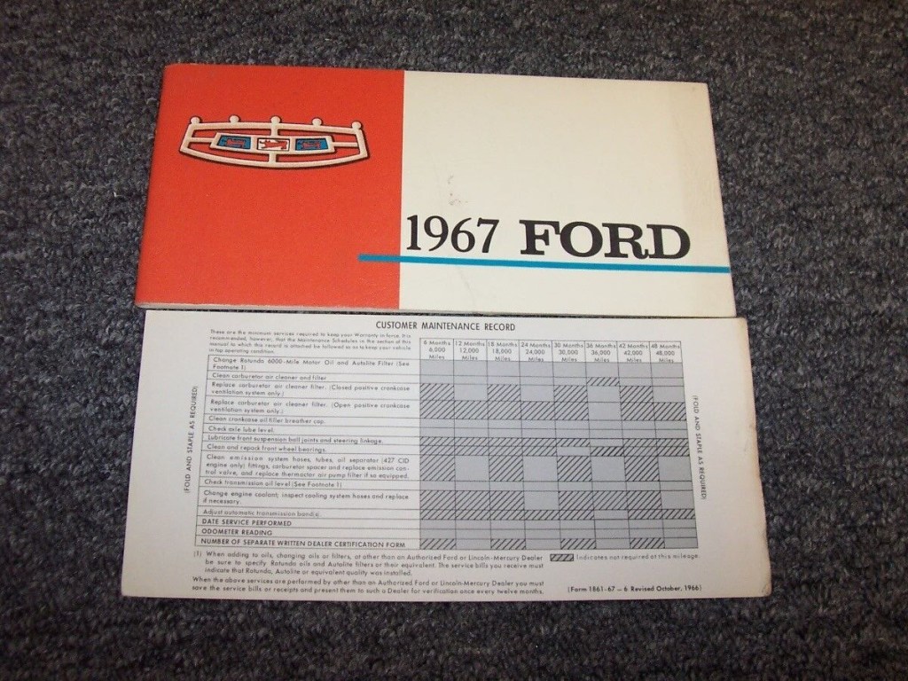 Picture of: Ford Custom Galaxie  LTD Original Owner Owner’s Operator Manual Set