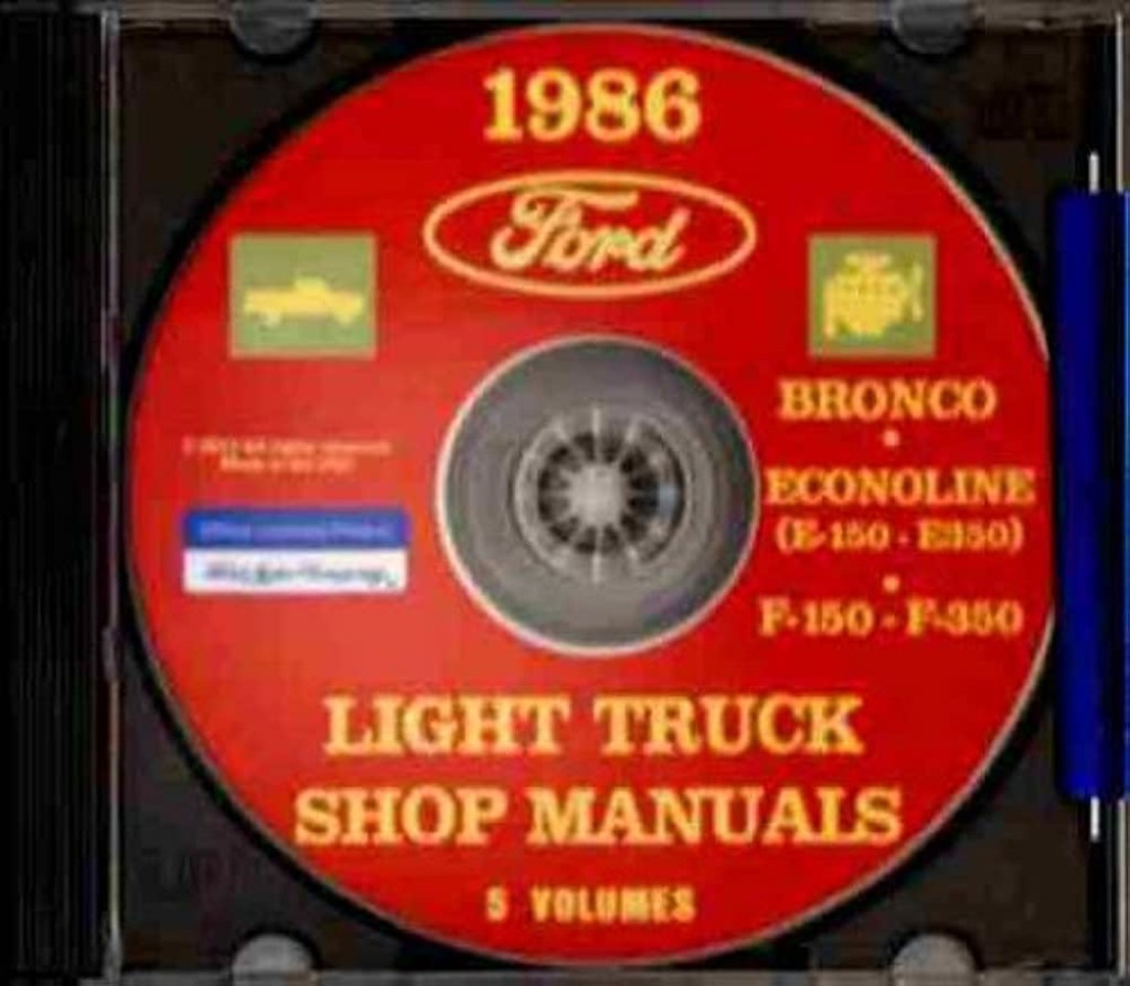 Picture of: FORD ECONOLINE VAN REPAIR SHOP & SERVICE MANUAL CD INCLUDES: E-,  E- and E- Econoline and all others
