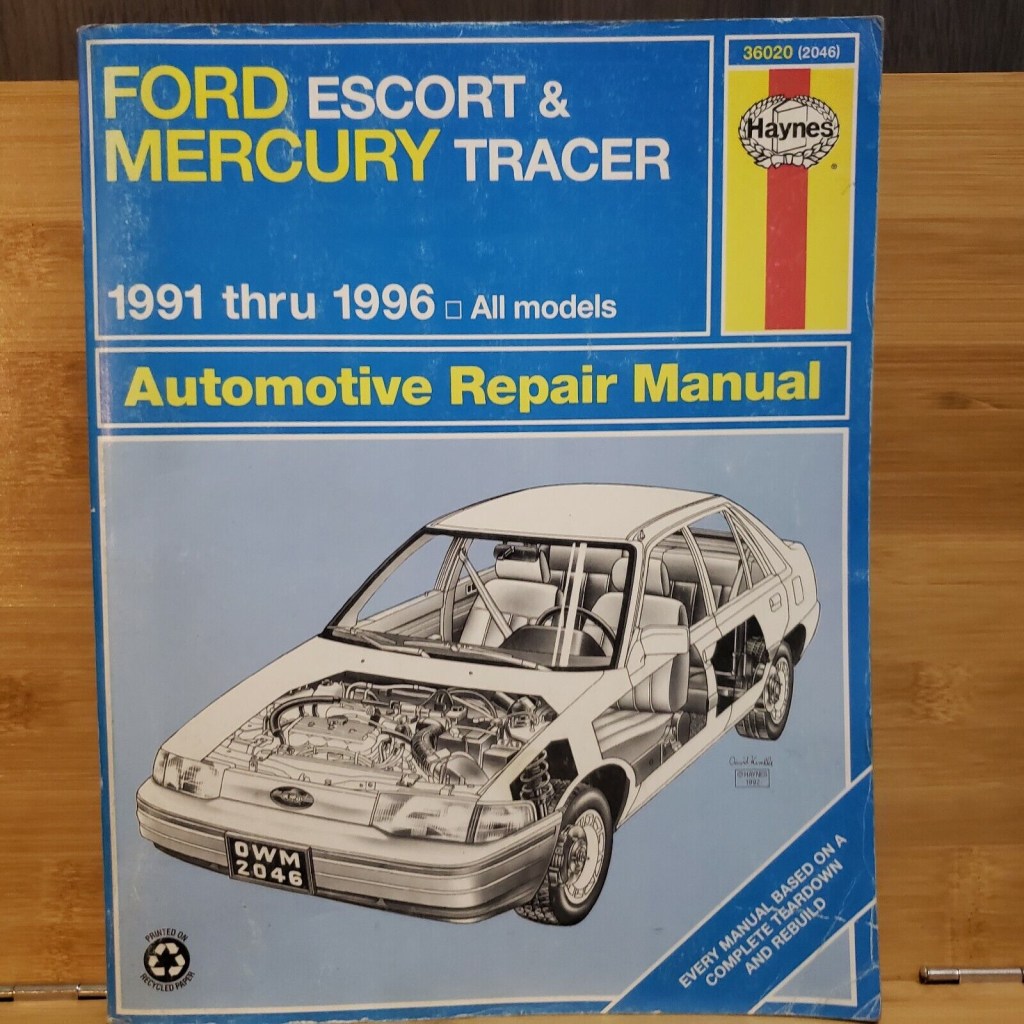 Picture of: FORD ESCORT & MERCURY TRACER – ALL MODELS Haynes Automotive Repair  Manual