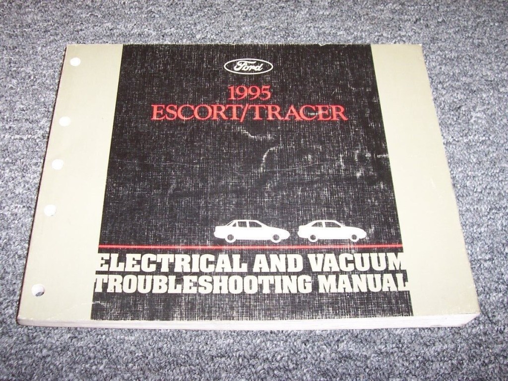 Picture of: Ford Escort Electrical Wiring & Vacuum Diagram Manual Book GT LX
