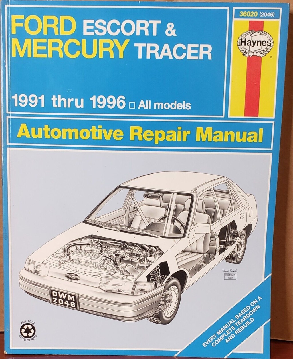 Picture of: Ford Escort Mercury Tracer – Haynes Repair Manual