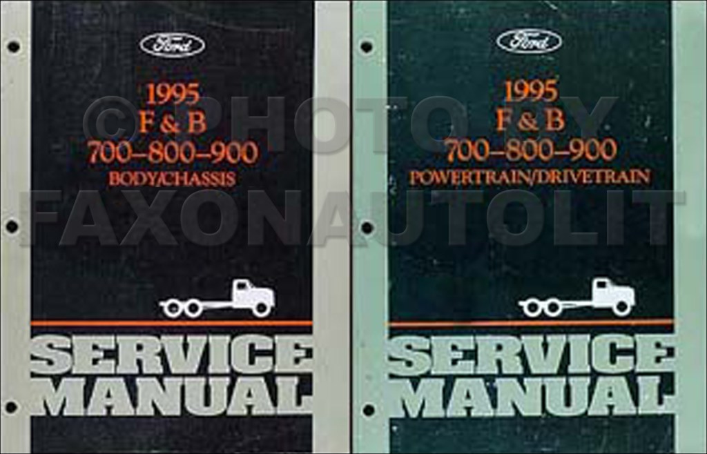 Picture of: Ford F and B  through  Medium/Heavy Truck Repair Shop Manual Set