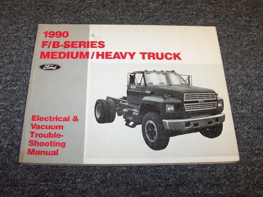 Picture of: Ford F F F B B Electrical Wiring & Vacuum Diagram Manual