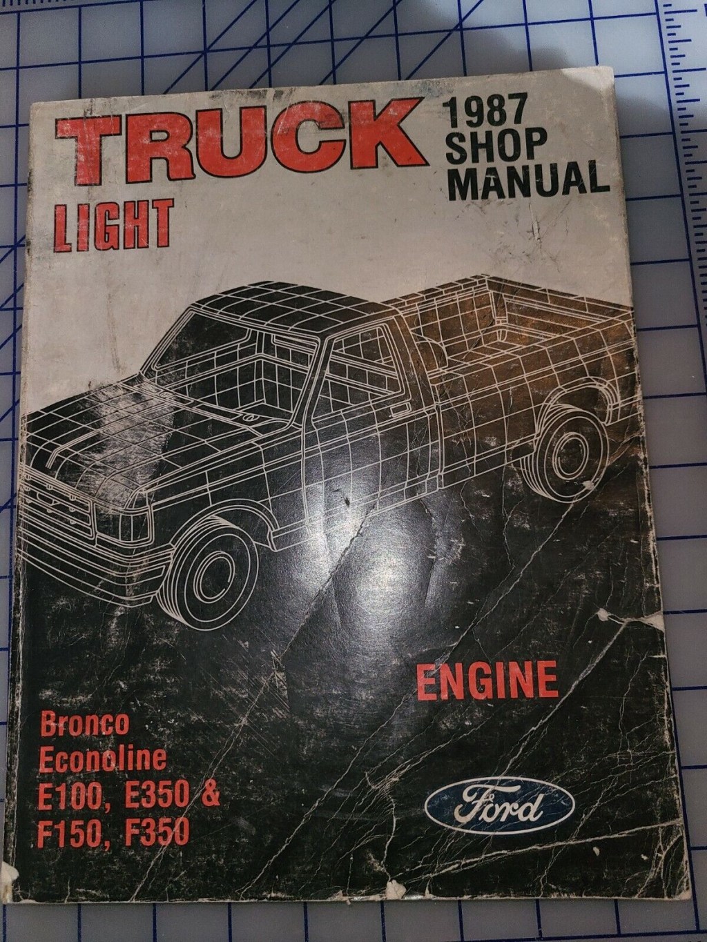 Picture of: Ford F Series    Bronco Pickup Truck Engine Shop Service  Manual