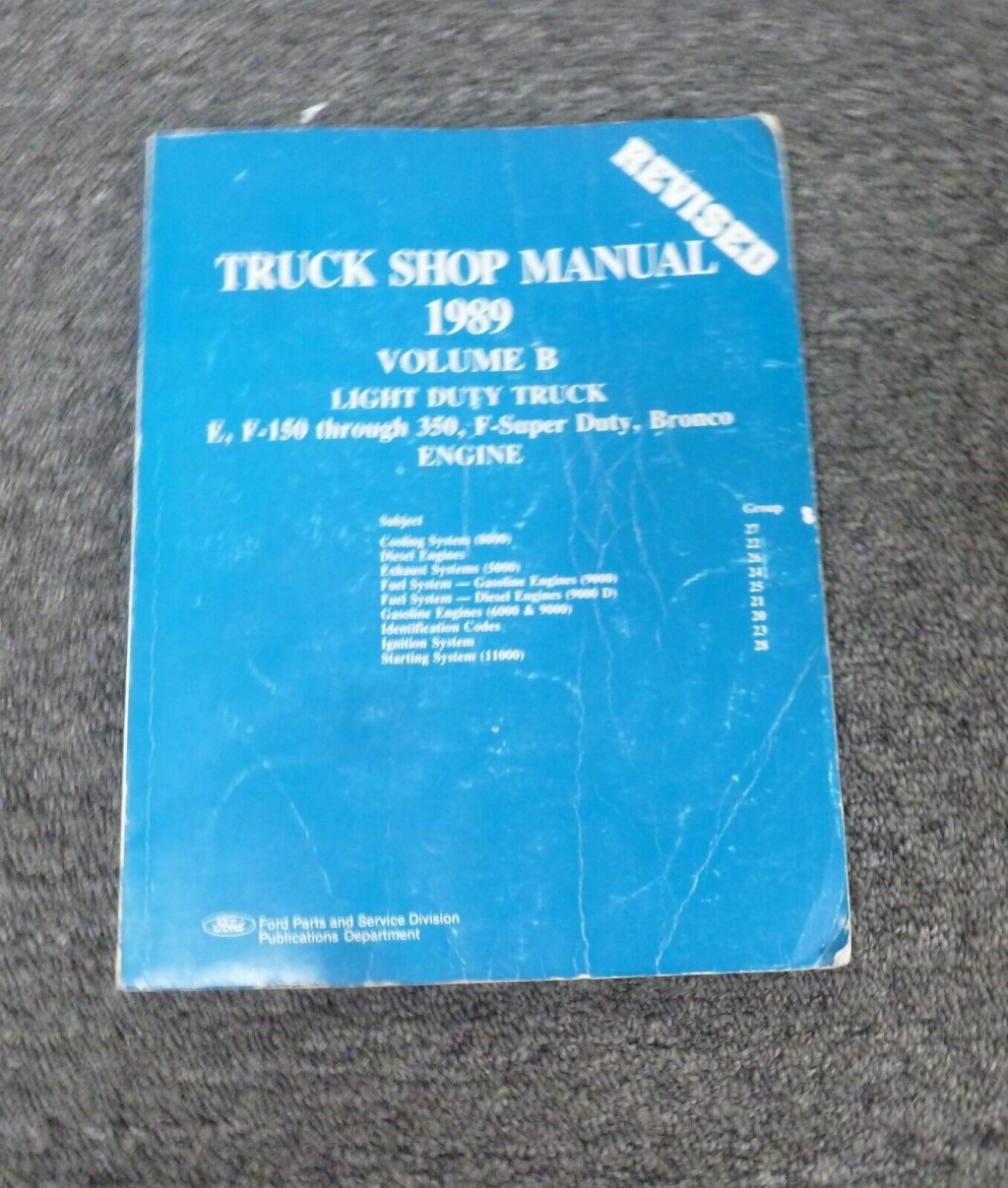 Picture of: Ford F-Super Duty Truck ENGINE Shop Service Repair Manual XL