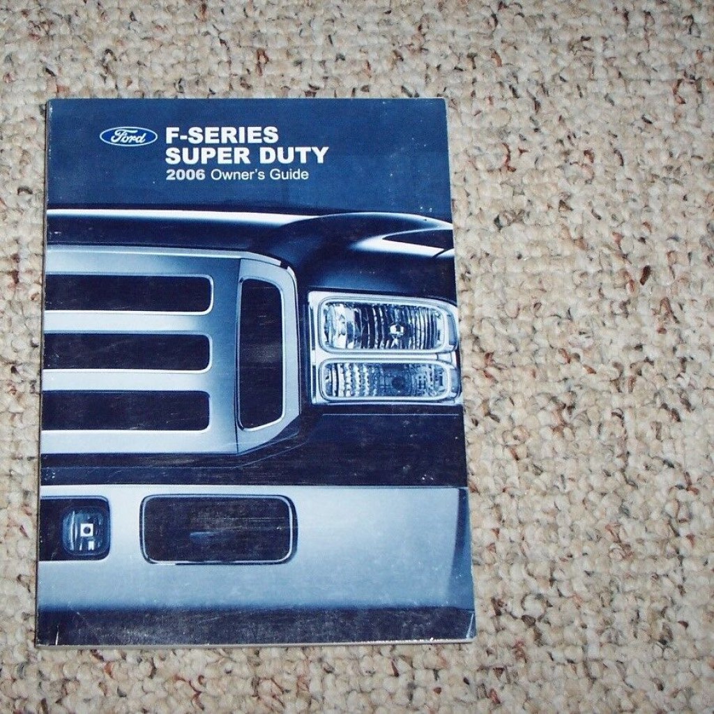 Picture of: Ford F- Super Duty Truck Owner Owner’s Manual User Guide XL XLT  Lariat