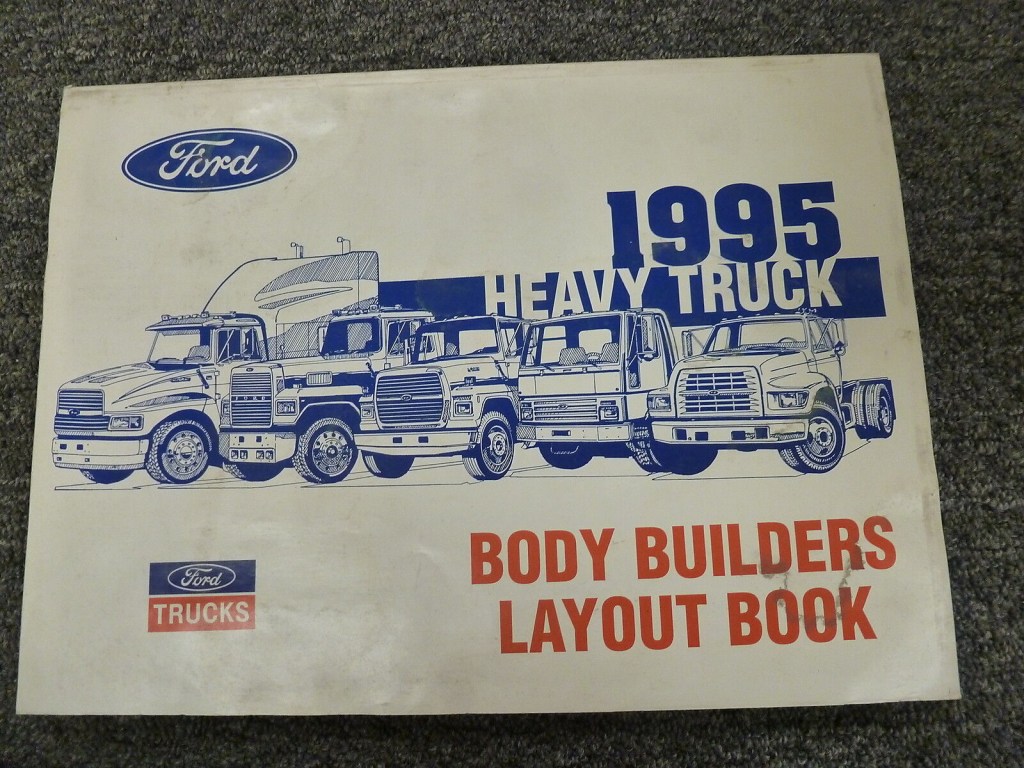 Picture of: Ford L L HD Truck Chassis Layout & Body Builder Drawing Manual