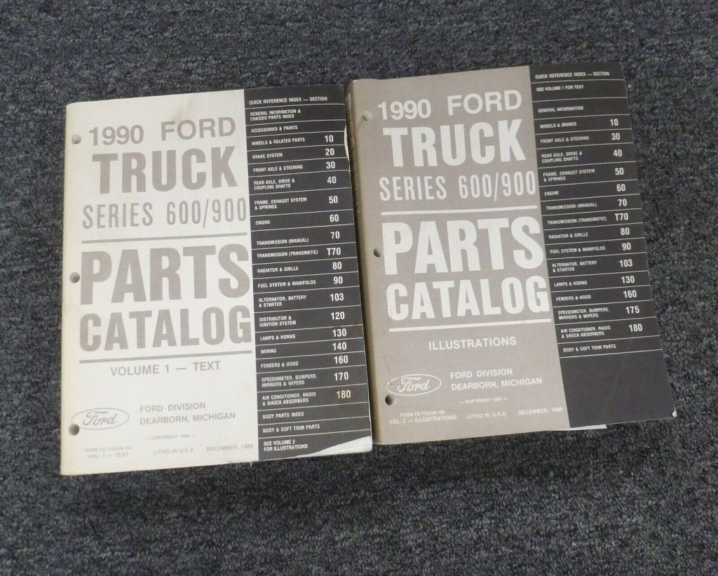 Picture of: Ford L L LL LL LN LN Truck Parts Catalog