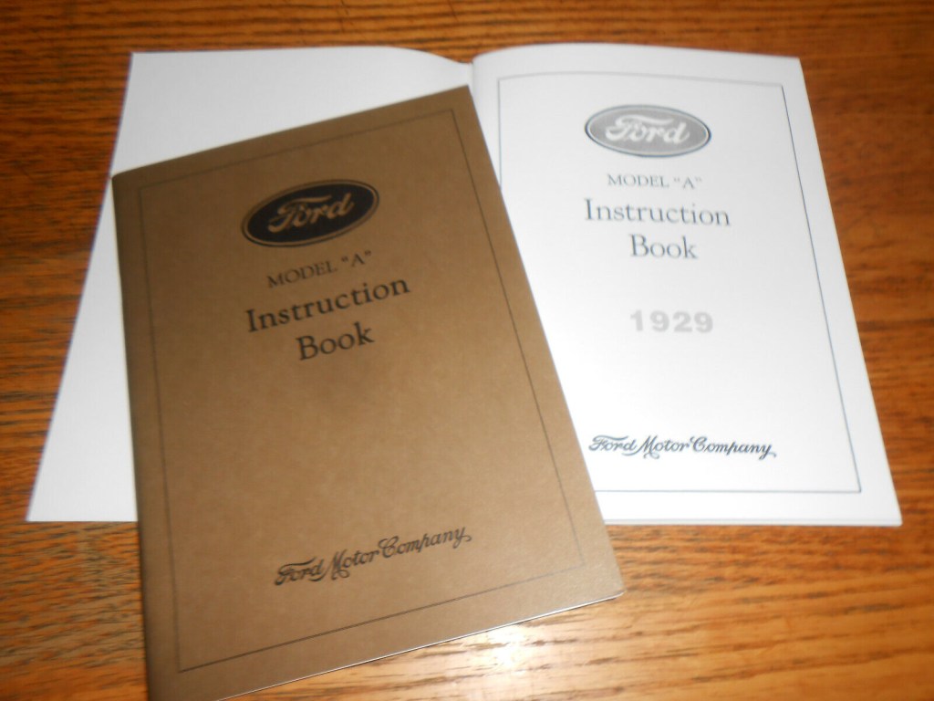 Picture of: FORD MODEL A CAR &amp; AA TRUCK INSTRUCTION BOOK / &#;