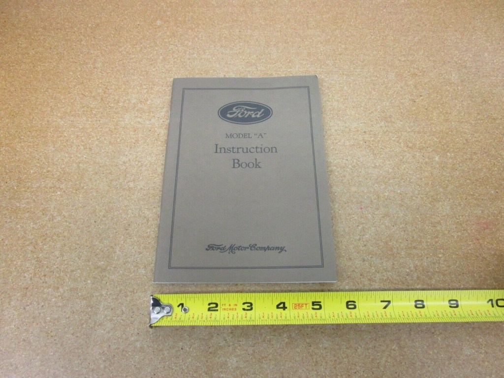 Picture of: Ford Model A owners manual instruction book literature REPRINT