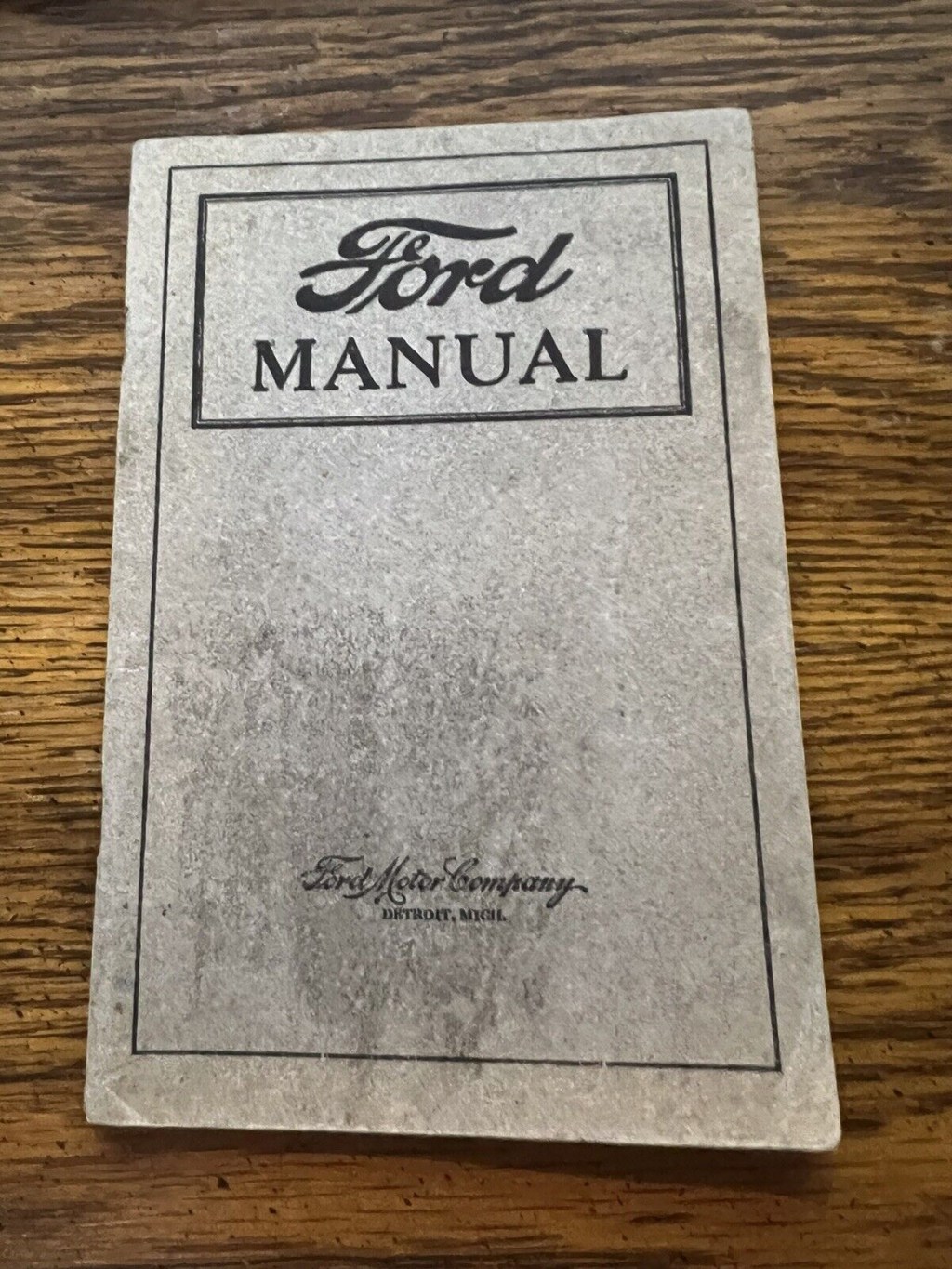 Picture of: Ford Model T Owner’s Manual User’s Guide old original Manual Book  Booklet