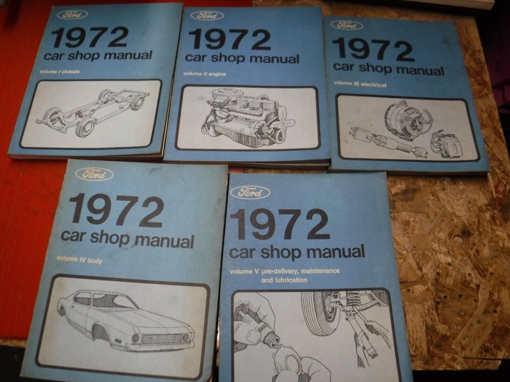 Picture of: FORD MUSTANG RANCHERO THUNDERBIRD LINCOLN MARK III FACTORY SERVICE  MANUALS