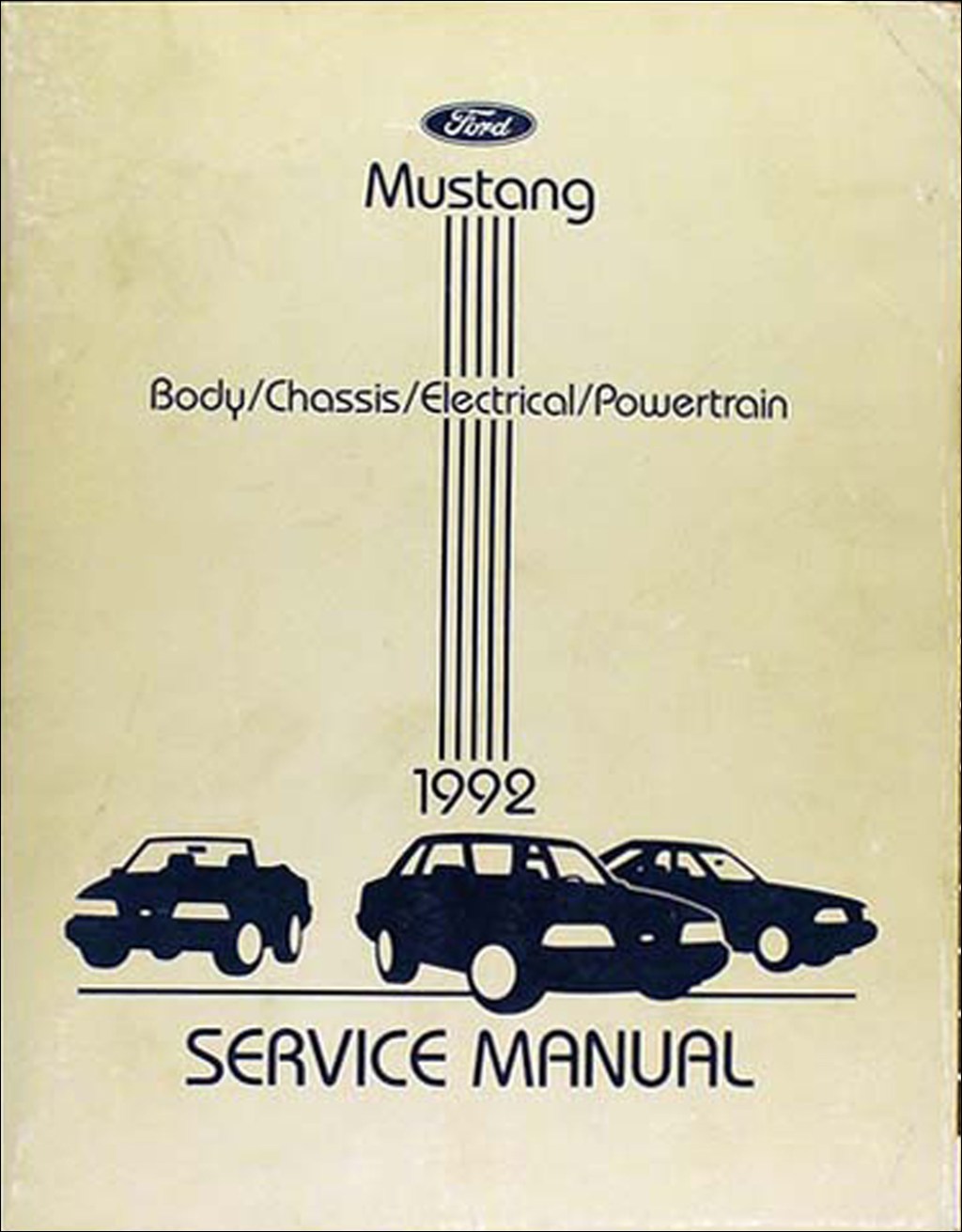 Picture of: Ford Mustang Repair Shop Manual Original