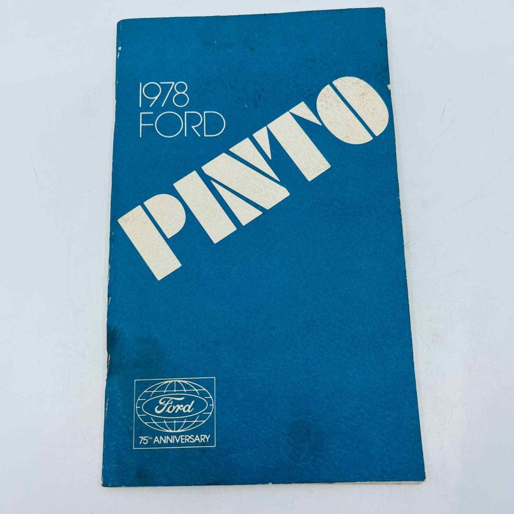 Picture of: Ford Pinto Owners Manual BA