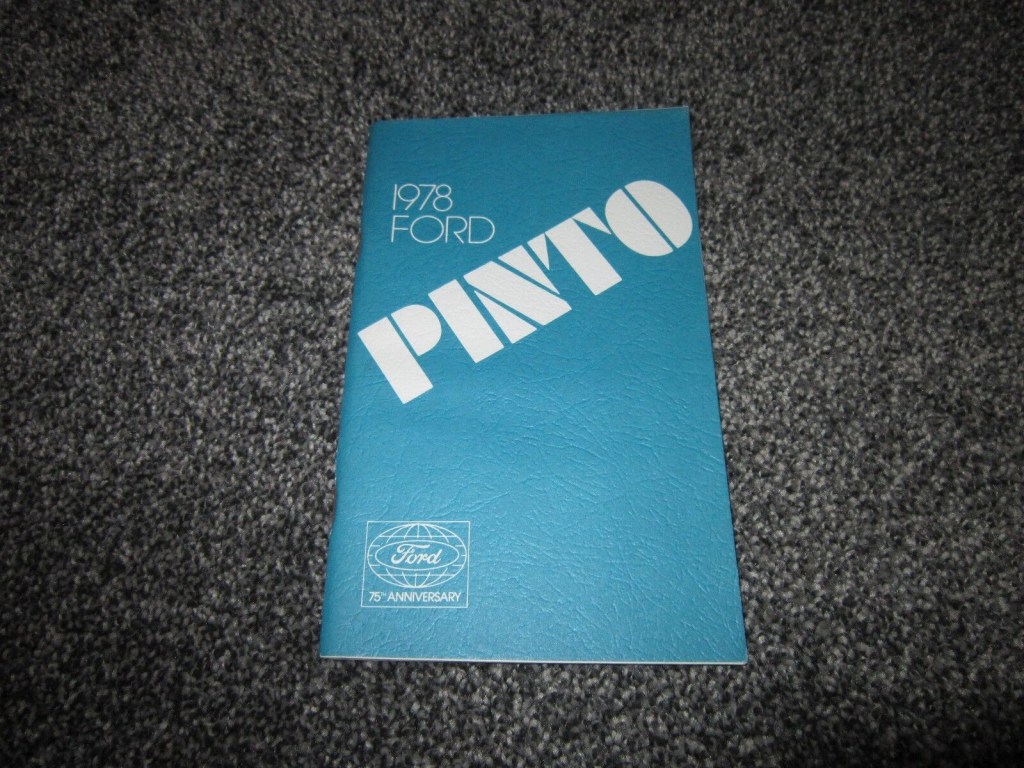 Picture of: FORD PINTO OWNERS MANUAL ORIGINAL OEM  eBay