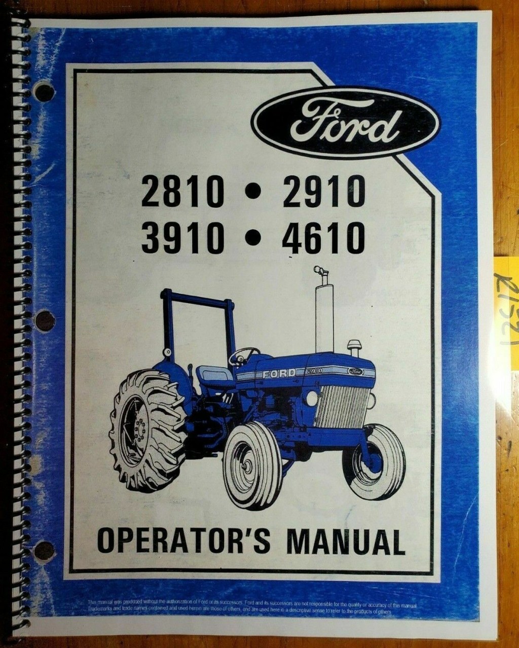 Picture of: Ford     SU Tractor – Owner Operator Manual  SEA +S