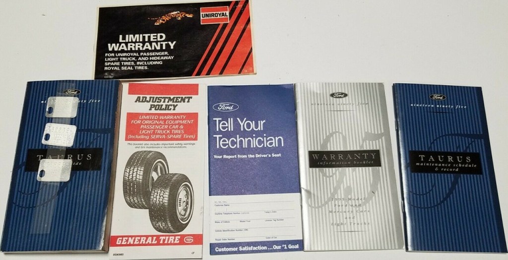 Picture of: Ford Taurus Owners Manual