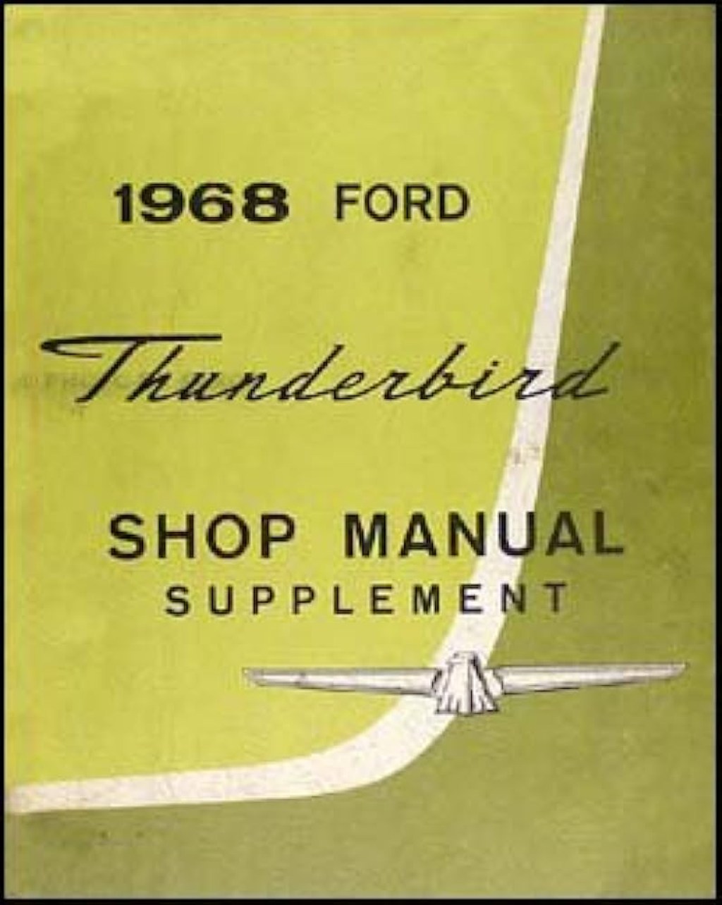 Picture of: Ford Thunderbird Repair Shop Manual Original Supplement: Ford