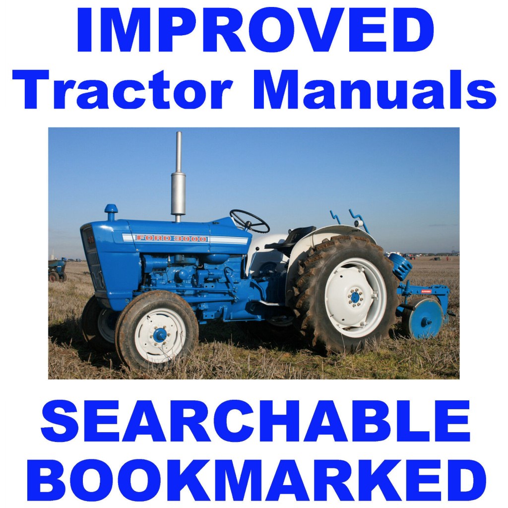 Picture of: Ford  Tractors PARTS, SERVICE, OWNERS Manual — MANUALS- BEST  SEARCHABLE CD