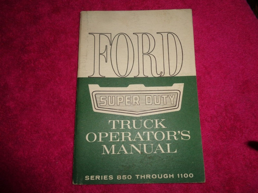 Picture of: FORD TRUCK SUPER DUTY  THRU  MODELS OWNERS MANUAL
