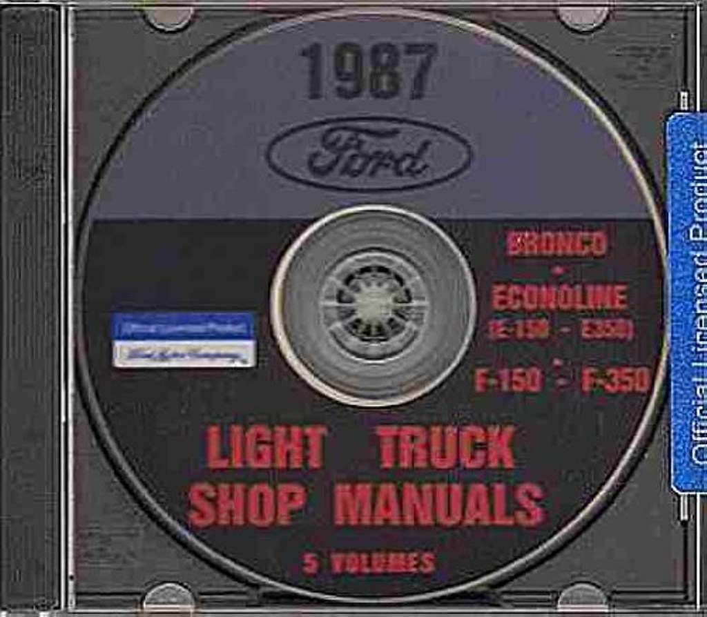 Picture of: FORD VAN REPAIR SHOP MANUAL CD E-, E-, E- Econoline, Club  Wagon, Window Van, Cargo Van