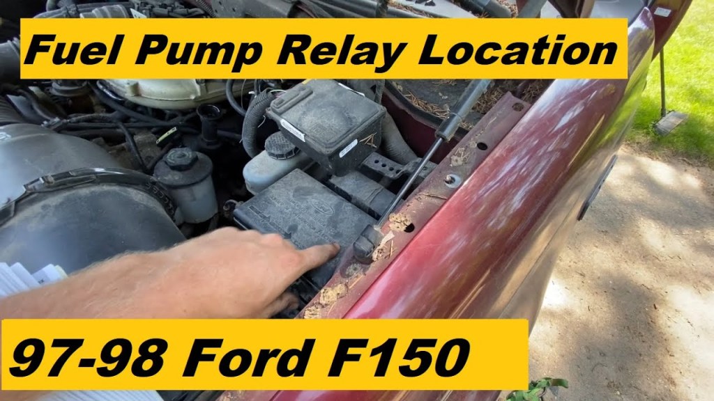 Picture of: Fuel Pump Relay Location Ford F- .L V .L V