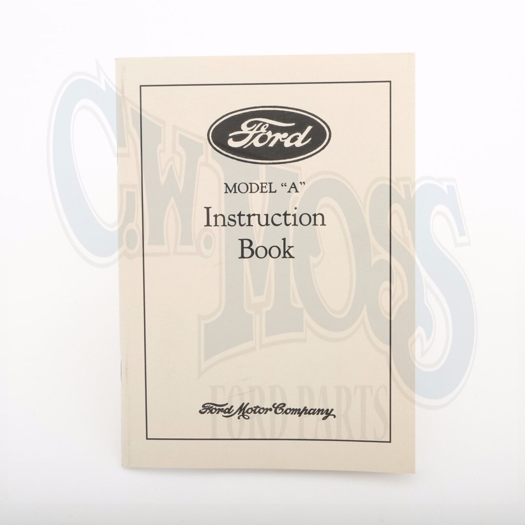 Picture of: Owners Manual –  FORD Model A